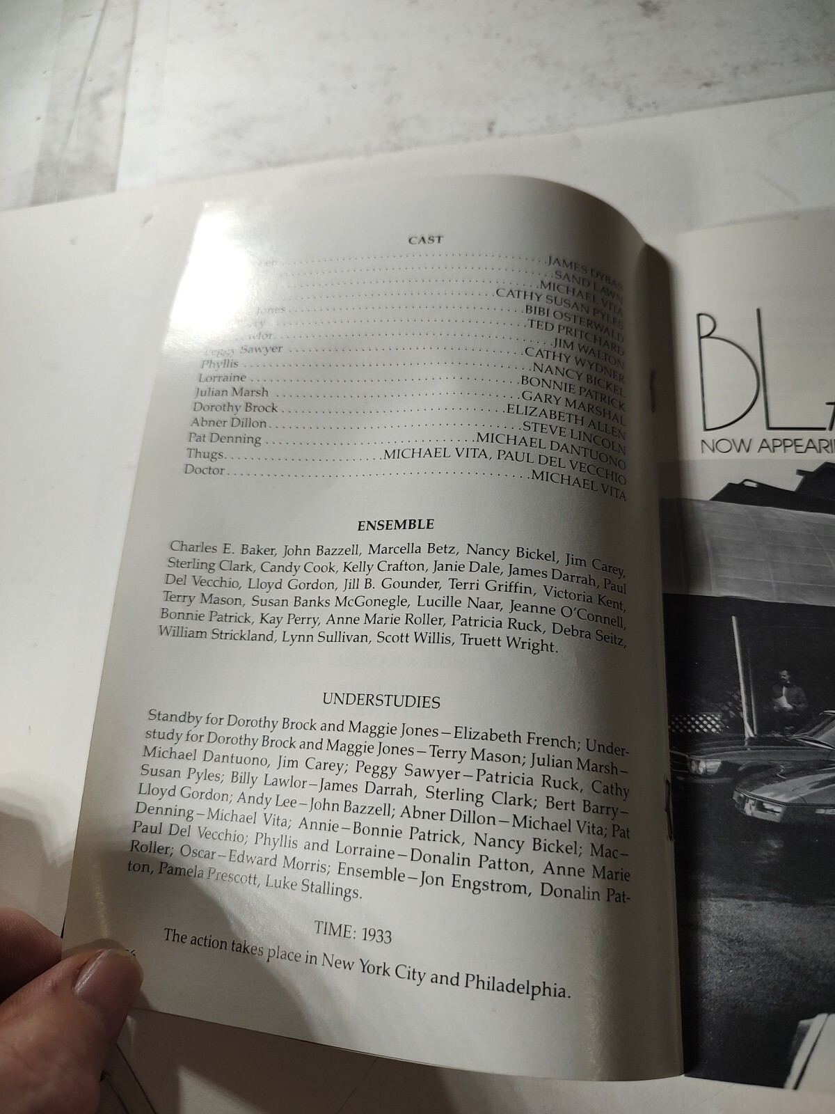 Theatre Program for Performance of 42nd Street 1985 at Golden Gate Theater