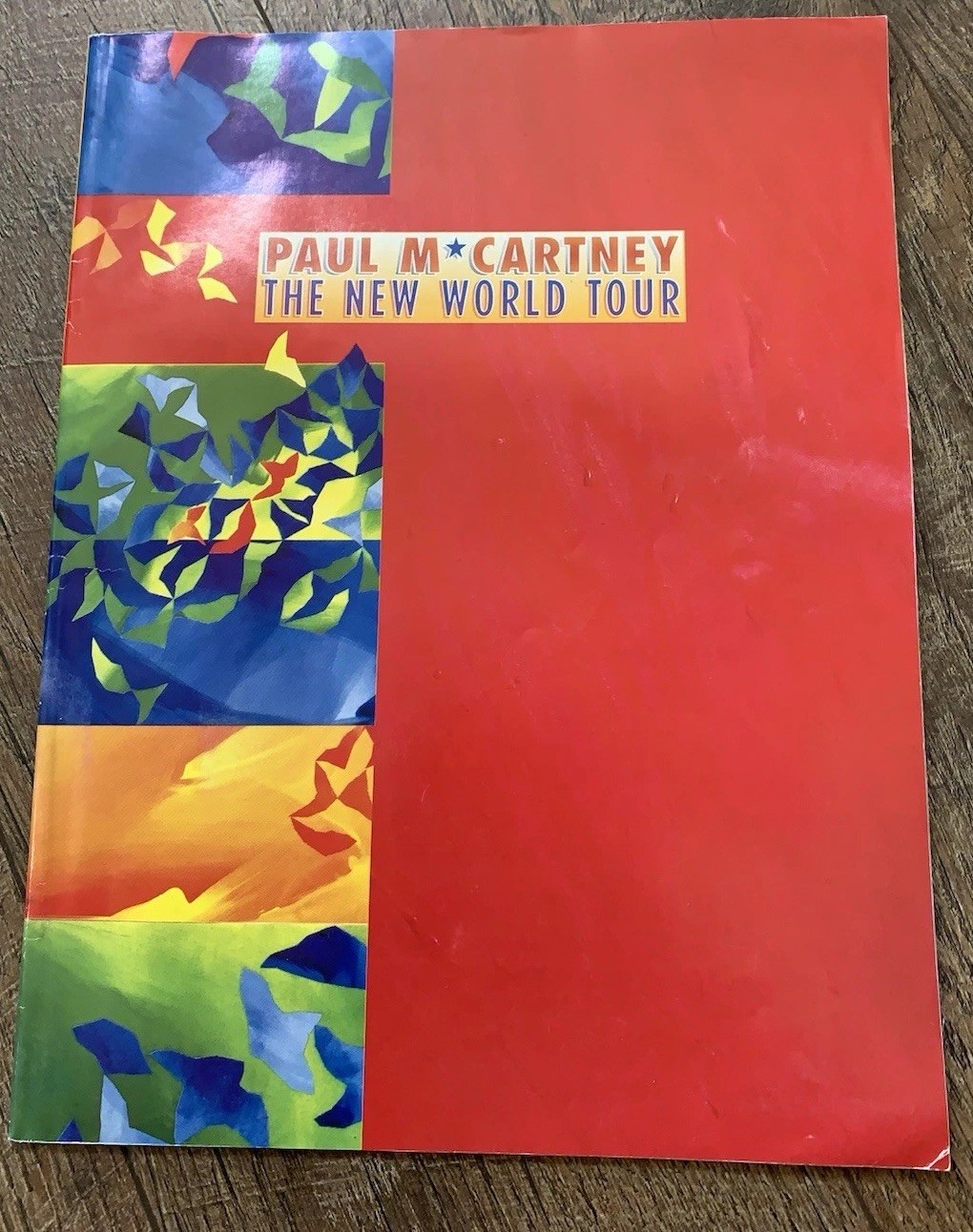 PAUL McCARTNEY NEW WORLD TOUR PROGRAM Beatles w Atlanta GA Newspaper Review 1993