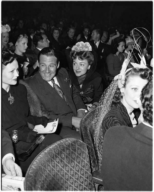 Paul Douglas Virginia Field candid Hollywood 1940’s Original 5×4 Camera Negative