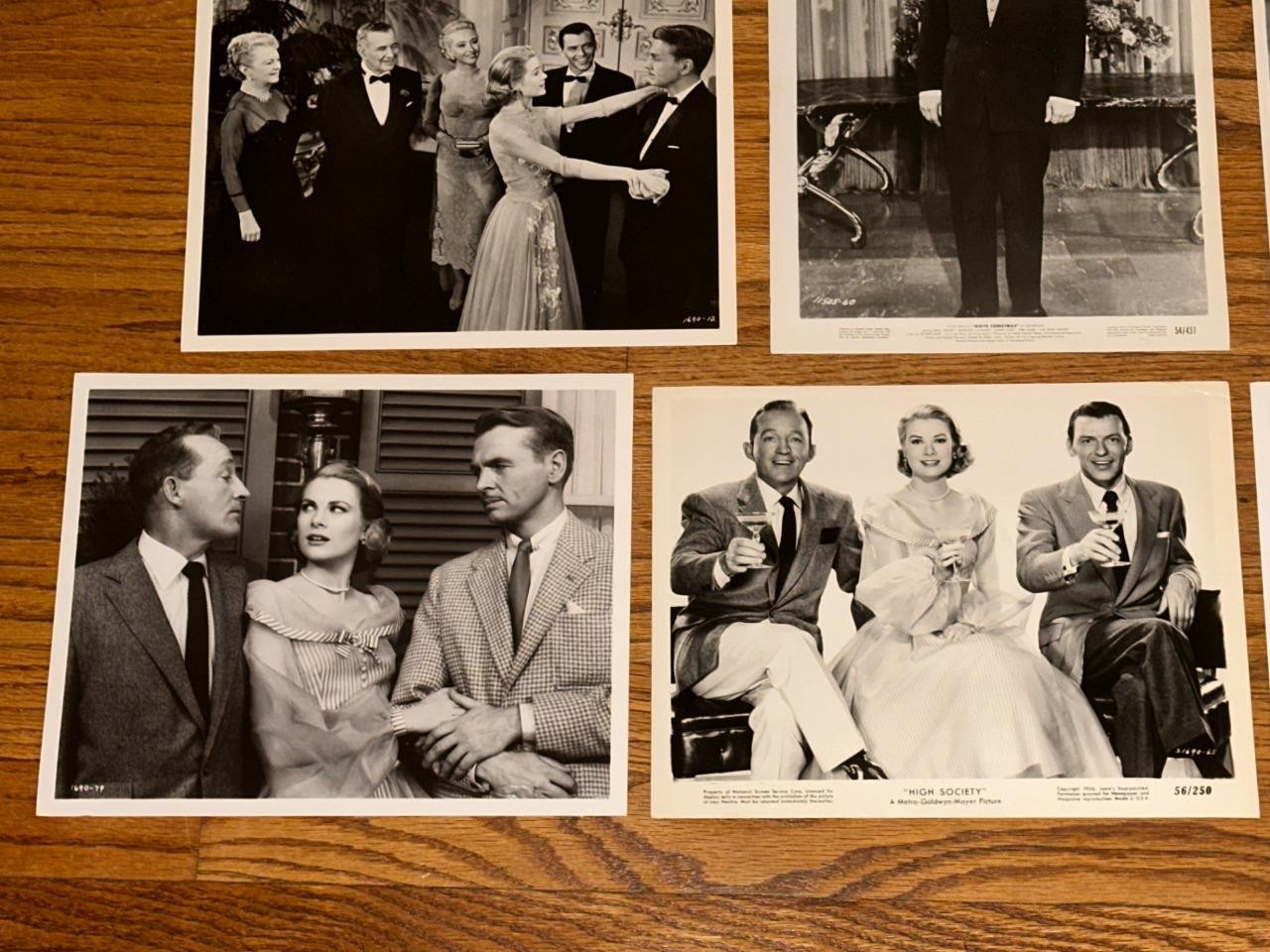 High Society (1956) Lot of 22 8×10 Press Kit Photos Crosby Grace Kelly Sinatra