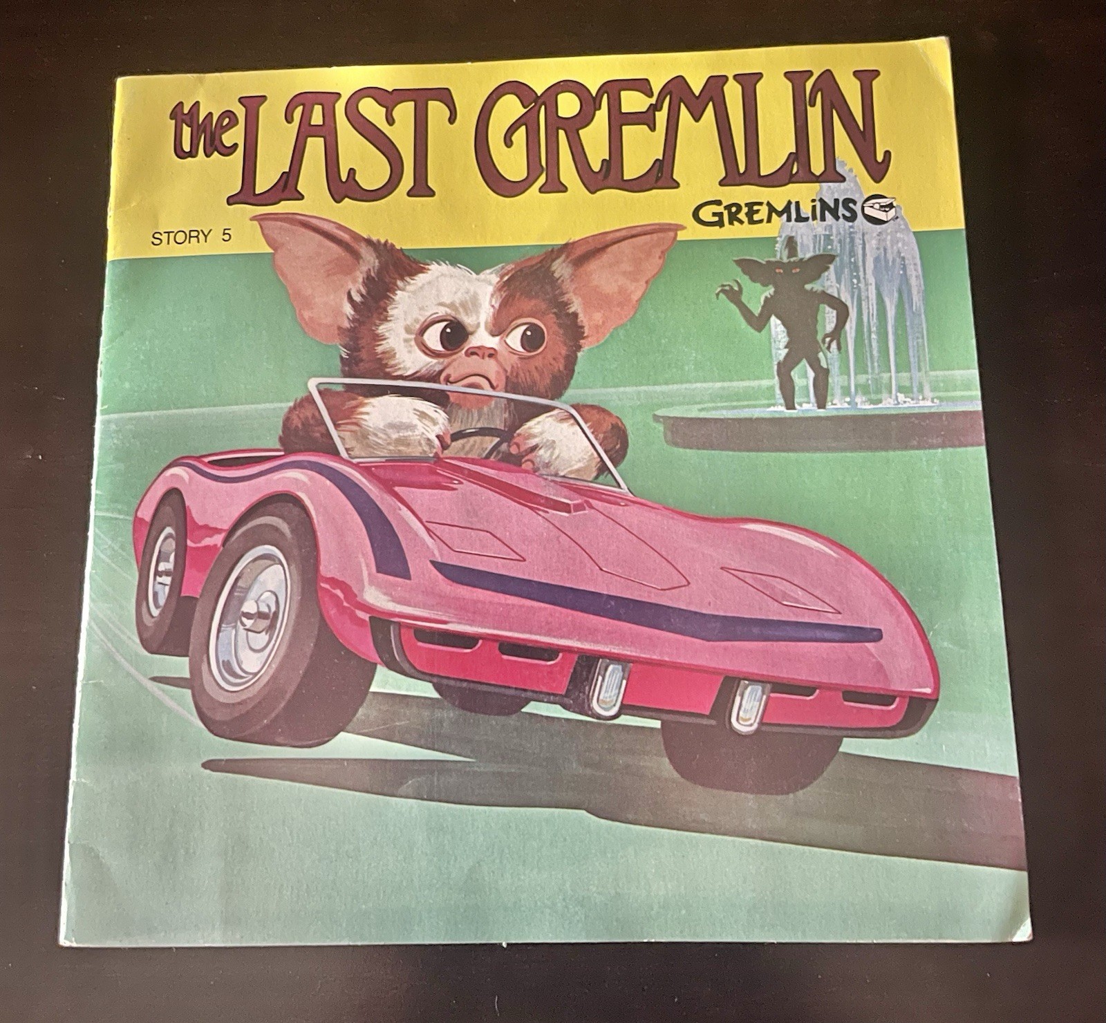 1984 Gremlins Story 5 The Last Gremlin 33 1/3 RPM Record & Story Book Good Shape
