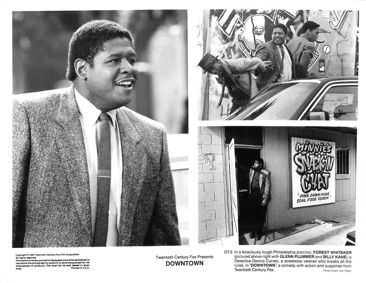 Downtown 1990 Movie Still 8×10 Forest Whitaker Glenn Plummer Film Memorabilia