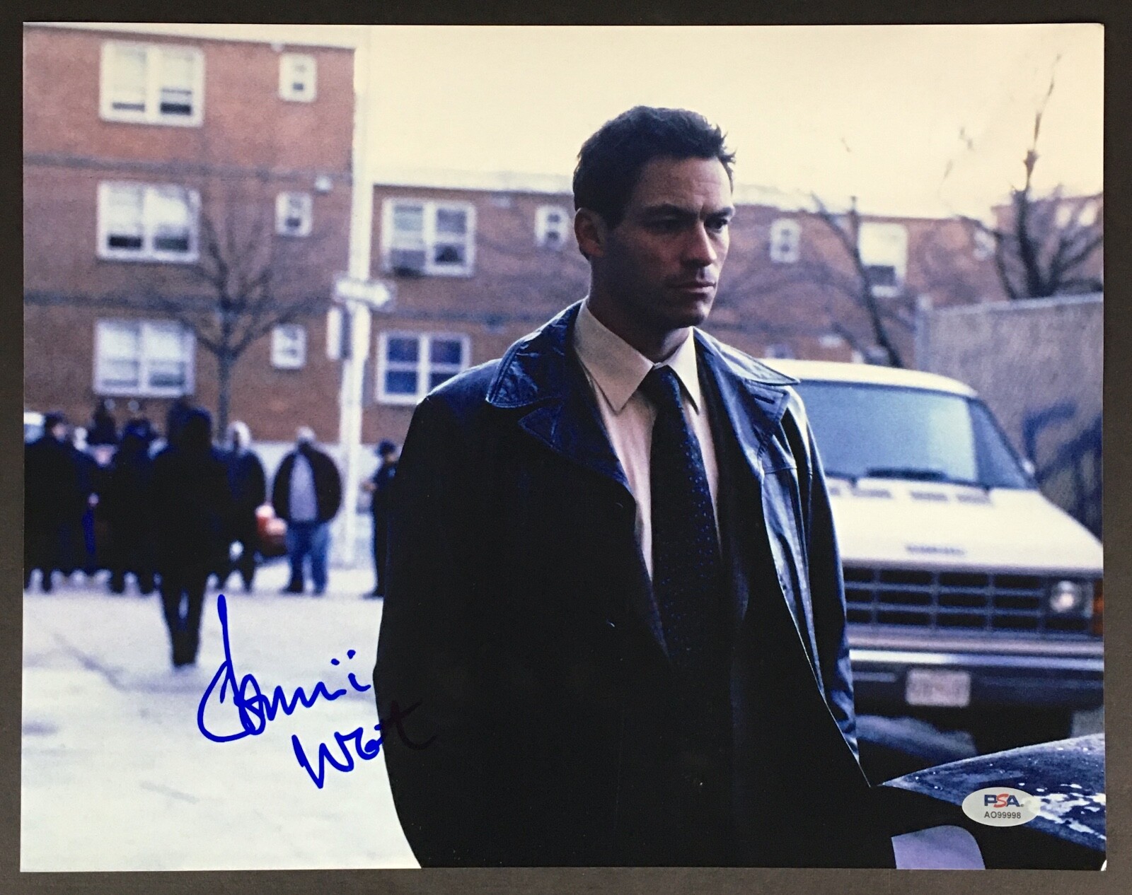 DOMINIC WEST SIGNED 11X14 PHOTO PSA DNA AUTOGRAPH THE WIRE AO99998
