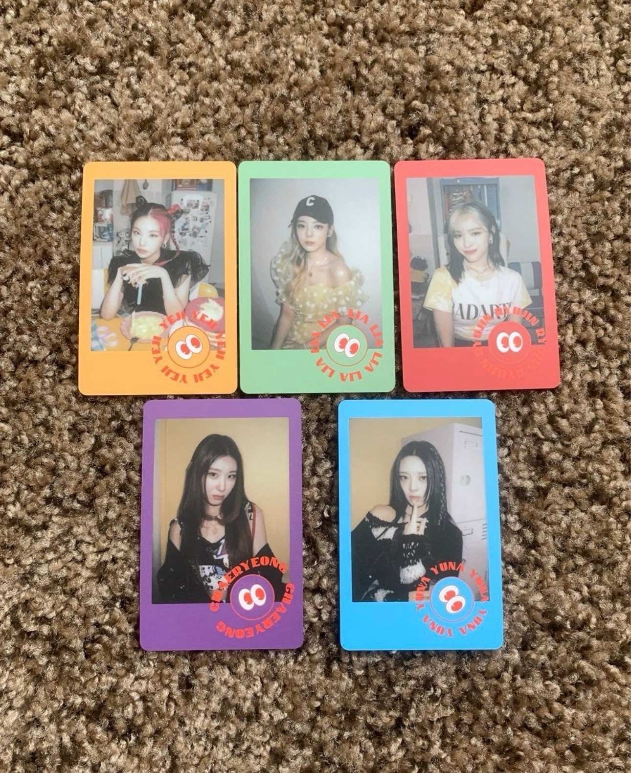 ITZY – Crazy in Love Pre Order Photocard Set/POB 5 PC Set