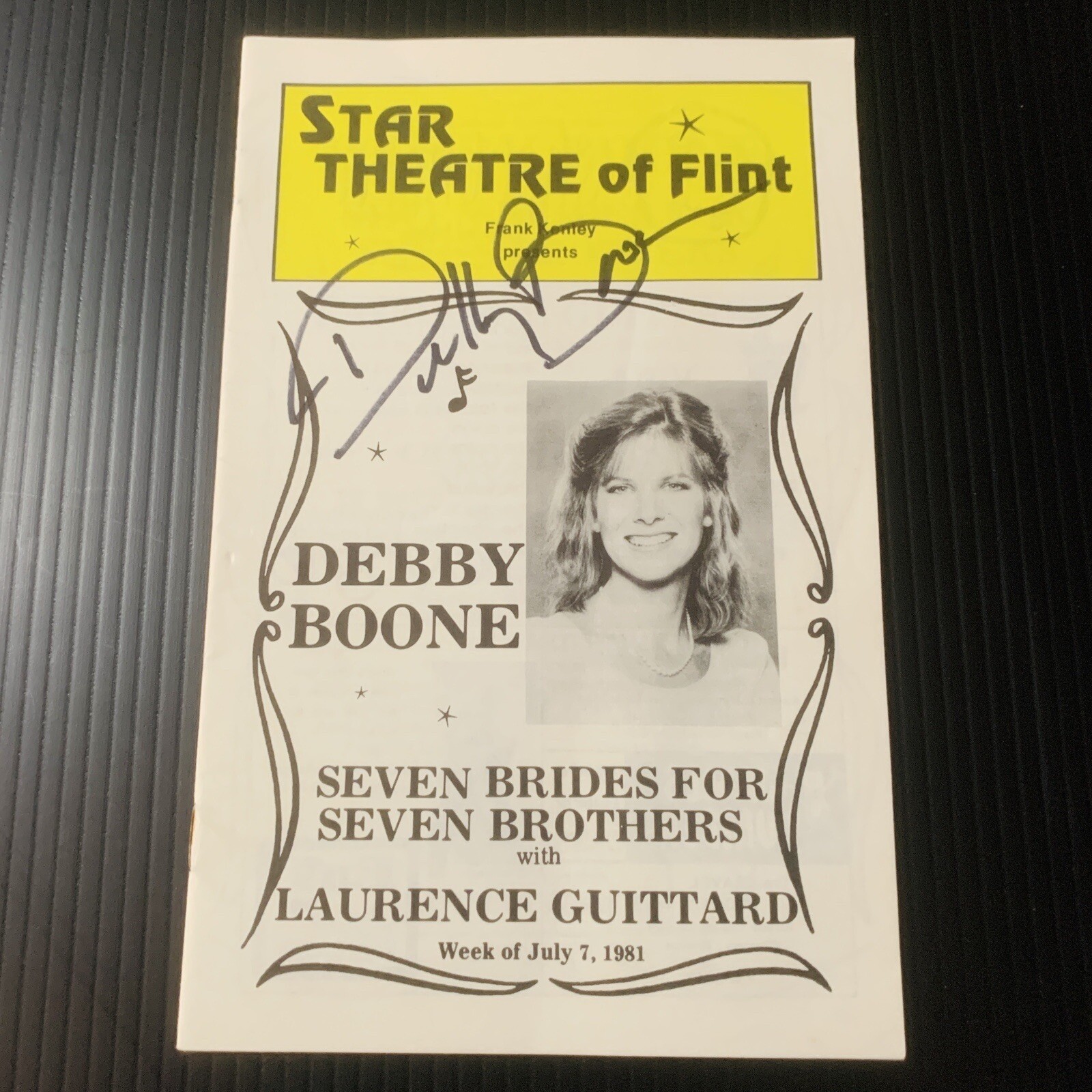 Seven Brides for Seven Brothers Autographed Playbill Signed by Debby Boone 1981
