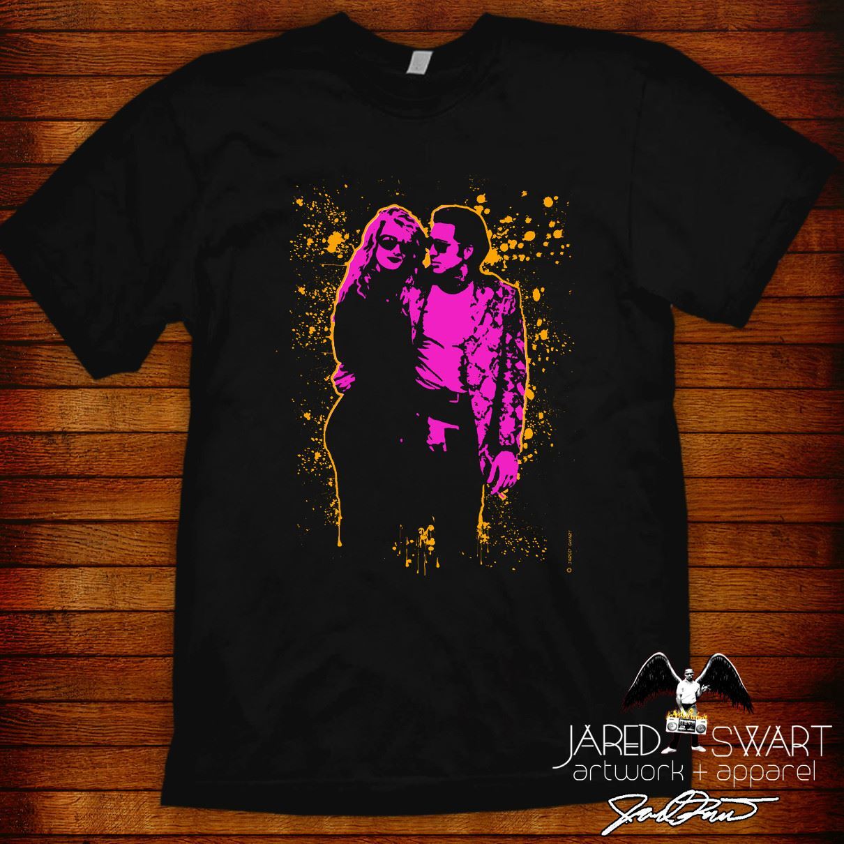 Wild At Heart T-shirt artwork by Jared Swart based on David Lynch’s 1990 movie