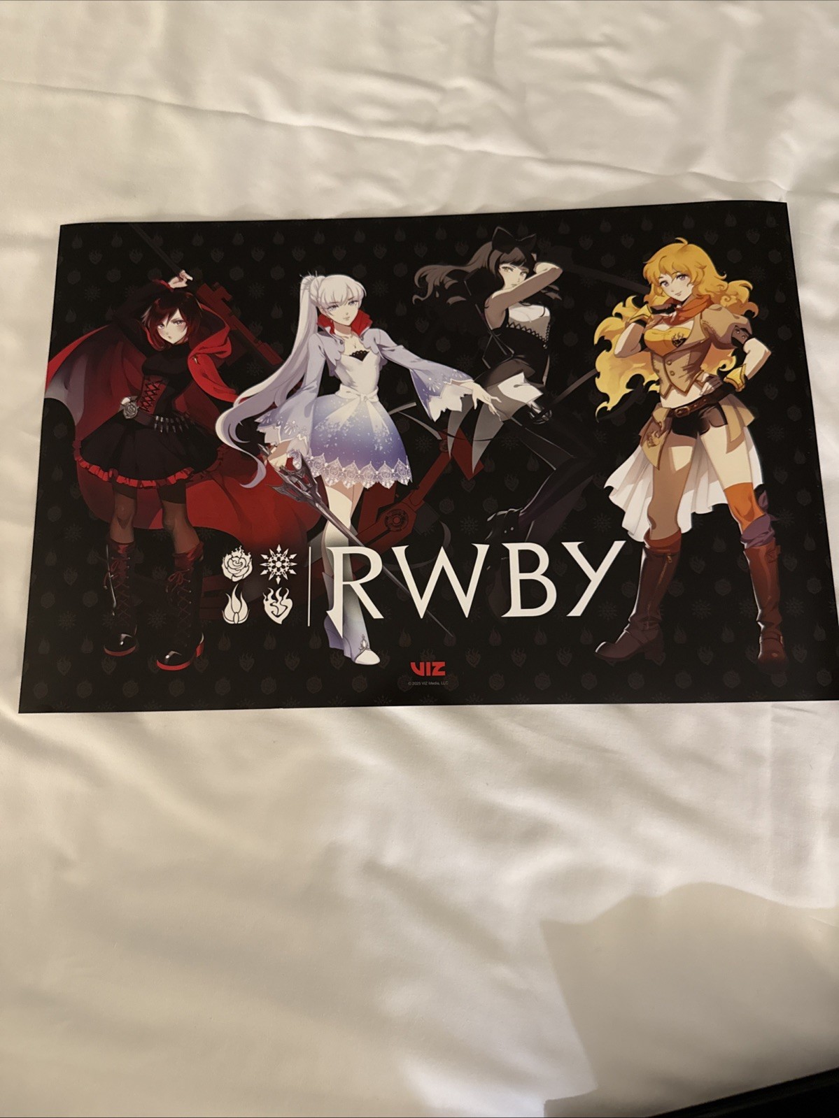 RWBY 12” X 18” Poster SDCC 2025 Viz Media