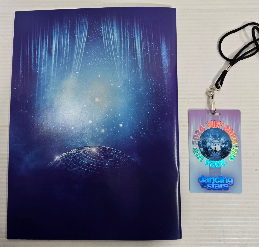 Dancing with The Stars Autographed Live 2024 Souvenir Program with VIP Pass