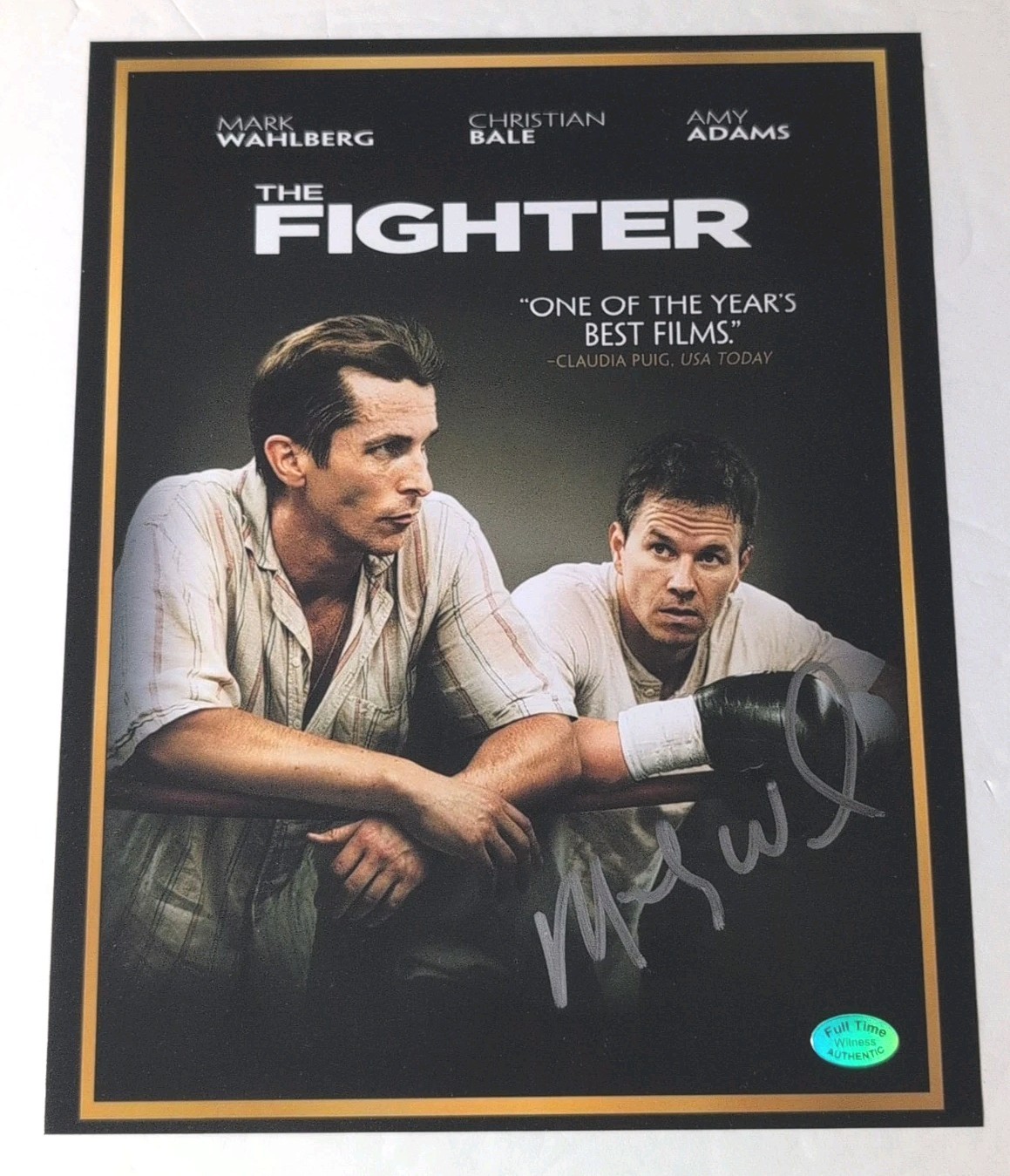 Mark Walberg Silver Ink Auto Autograph 8×10 Signed The Fighter Photo