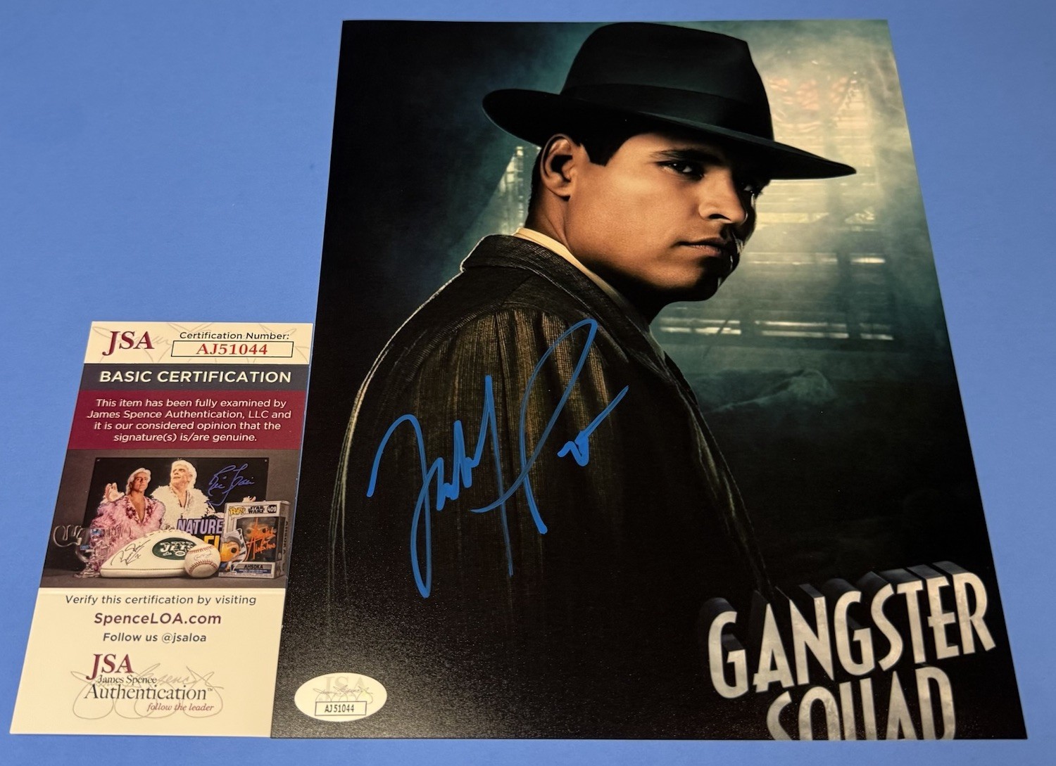 Michael Pena Signed 8×10 Autographed Gangster Squad Photo JSA COA