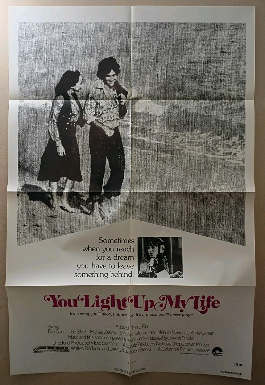 You Light Up My Life 1977 Columbia Pictures – Movie Poster 40.5″ x 27″