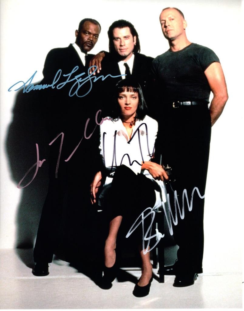 Bruce Willis Jackson Thurman +1 autographed signed 11×14 Photo Picture pic + COA