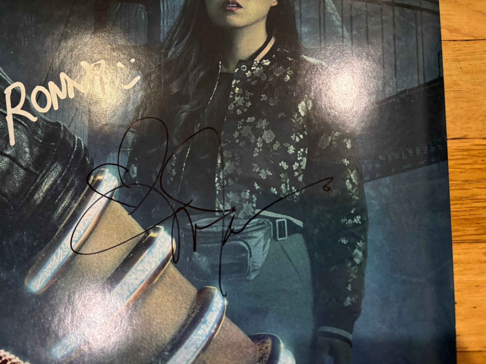 Shang-Chi 27×40 Double Sided Poster Signed By Simu Liu Tony Leung Michelle Yeoh