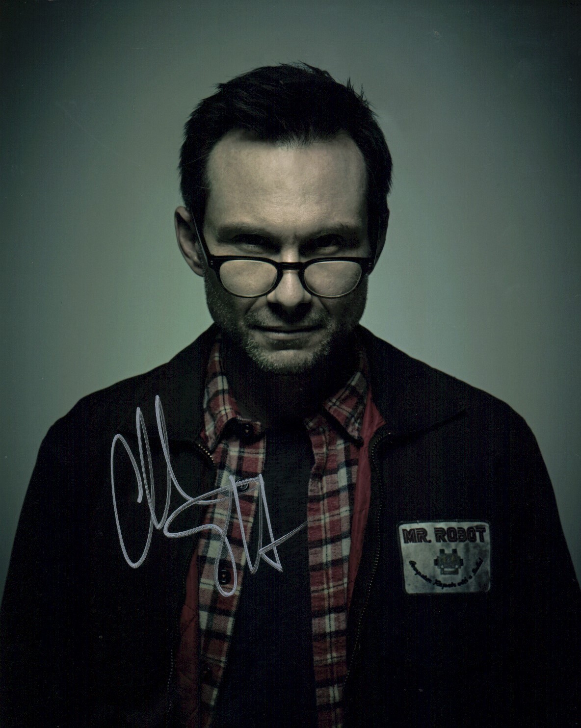 Christian Slater Mr Robot 8×10 Signed Photo JSA Certified Autograph
