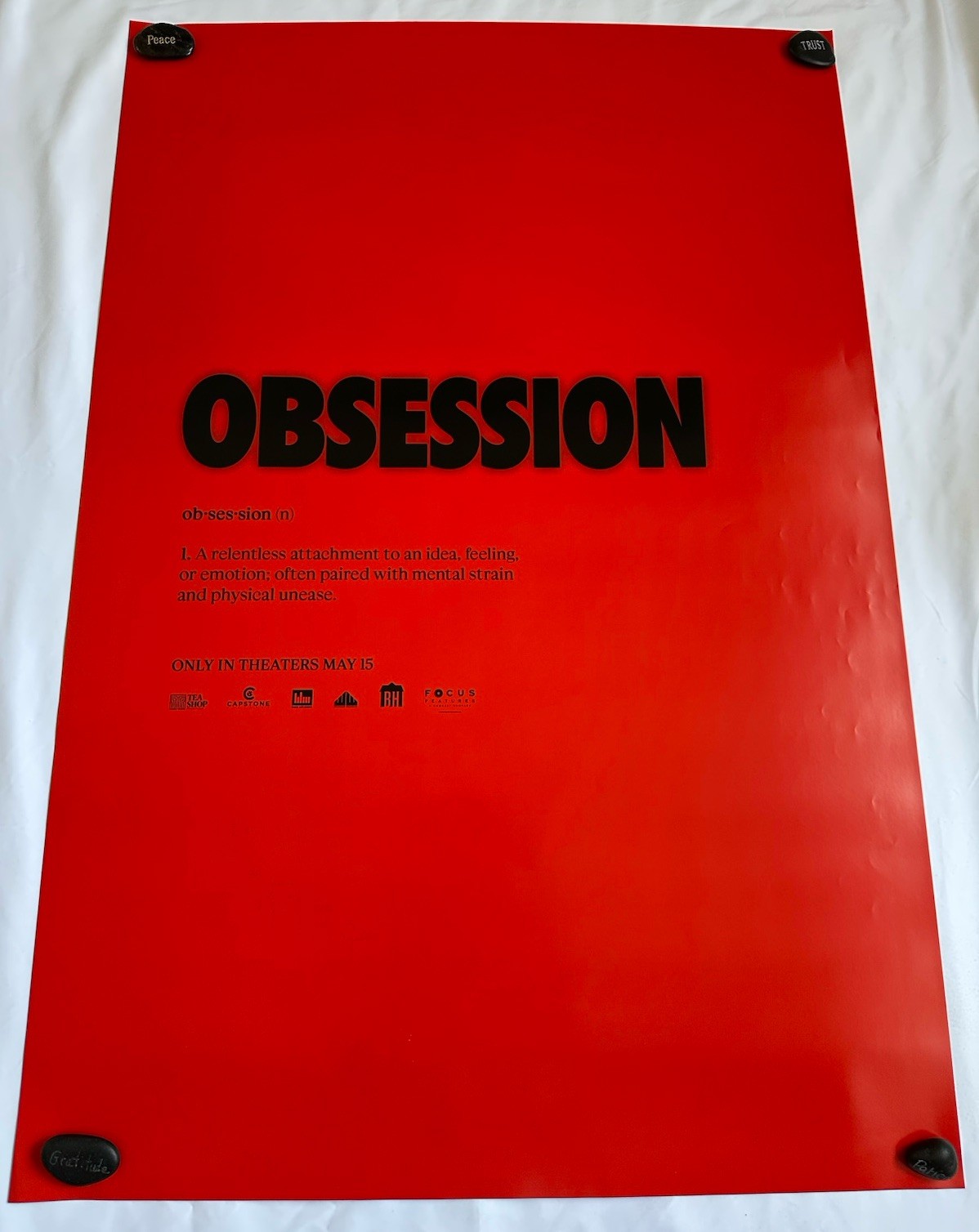 Obsession 2025 DS Movie Poster 27×40 Original Double Sided Teaser Focus Features