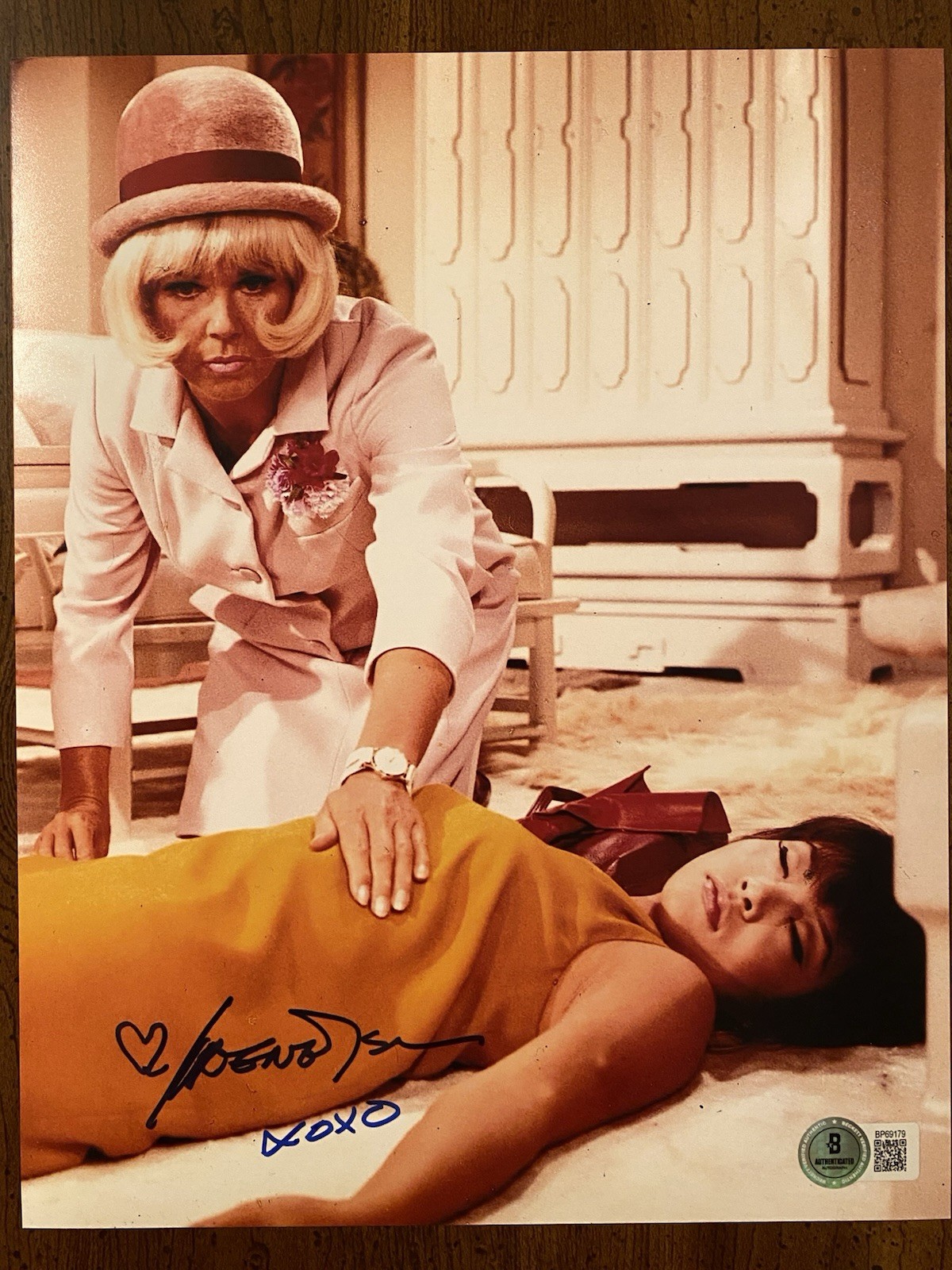 Irene Tsu Signed Autographed 8×10 Photo Caprice with Doris Day Beckett BAS