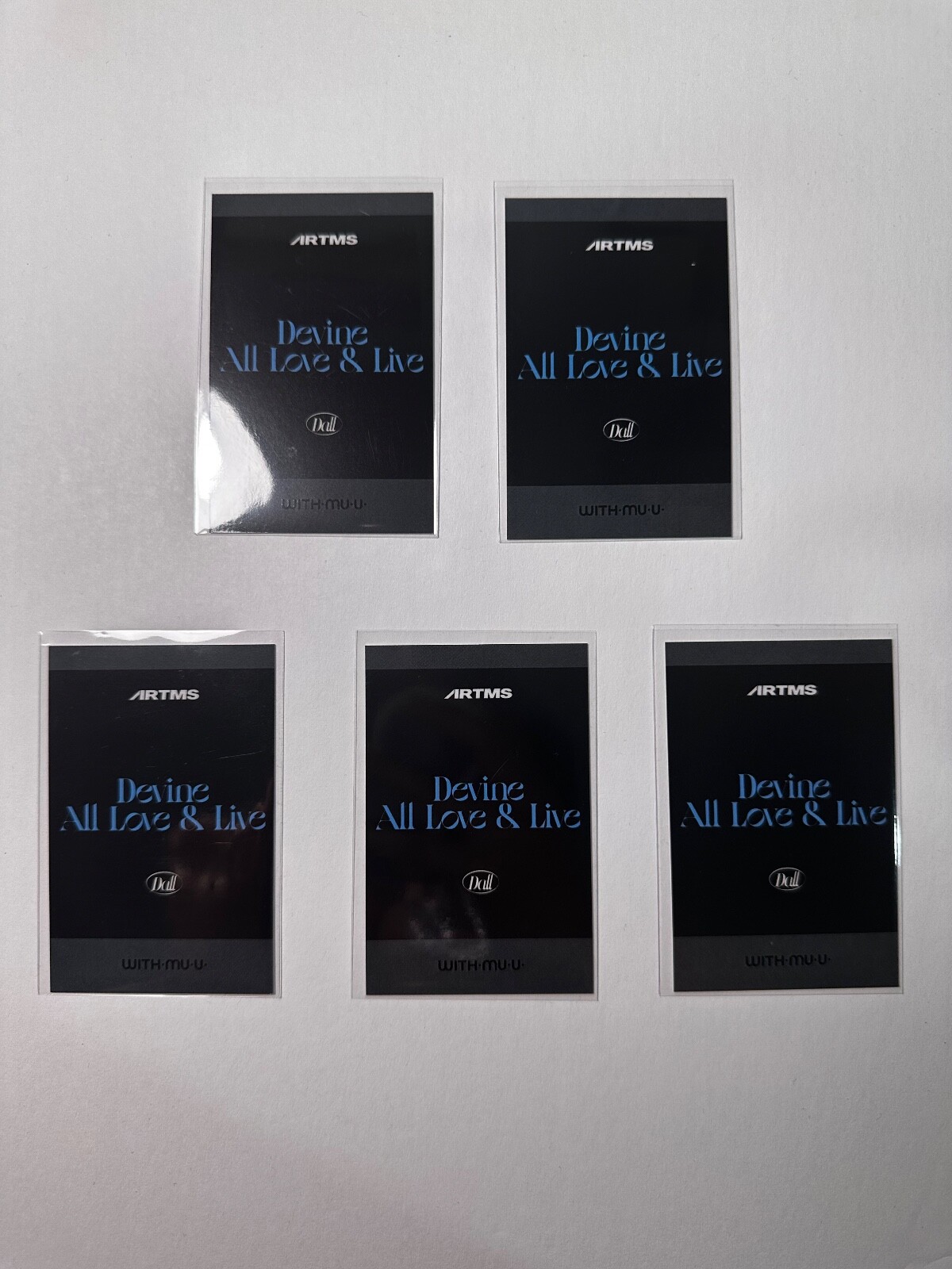 ARTMS DALL POB WITHMUU photocards