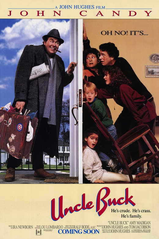 UNCLE BUCK Movie MINI Promo POSTER John Candy Amy Madigan Jean (Louisa) Kelly