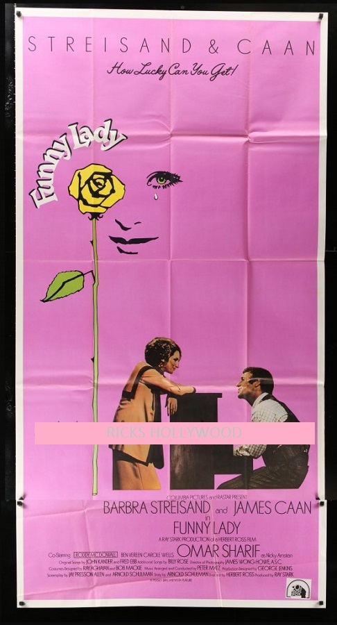 Original 1975 FUNNY LADY 3 Sheet BARBARA STREISAND James Caan MAKE OFFER!!!