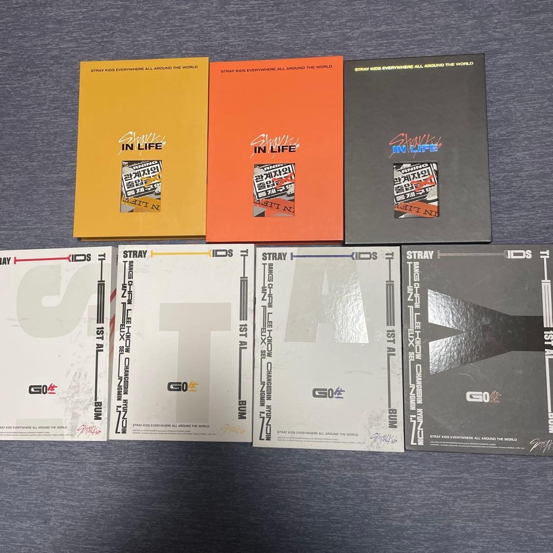 Stray Kids Album GO LIVE IN LIFE Korea Full Set of Limited and Normal 7 Versions