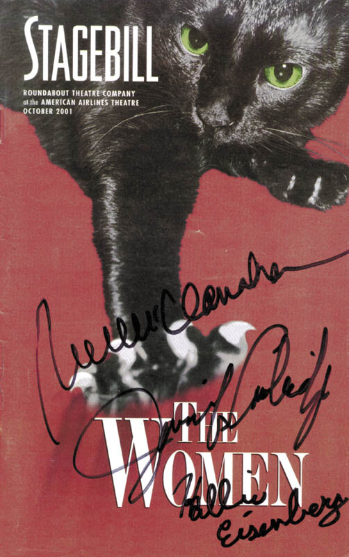 THE WOMEN BROADWAY CAST – PROGRAM SIGNED WITH CO-SIGNERS