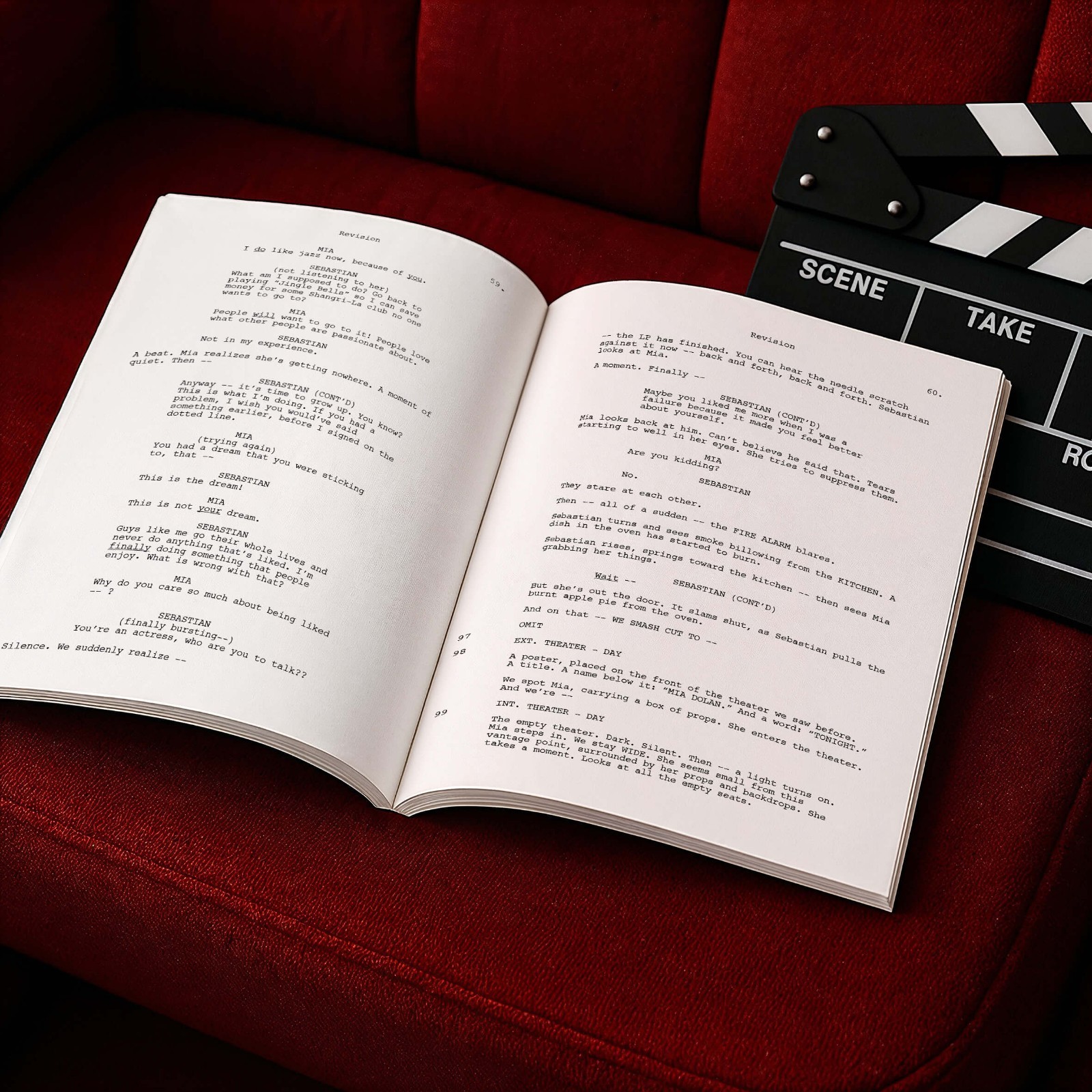 LA LA LAND (2016) Signed Movie Screenplay Script Autograph Preprint Memorabilia