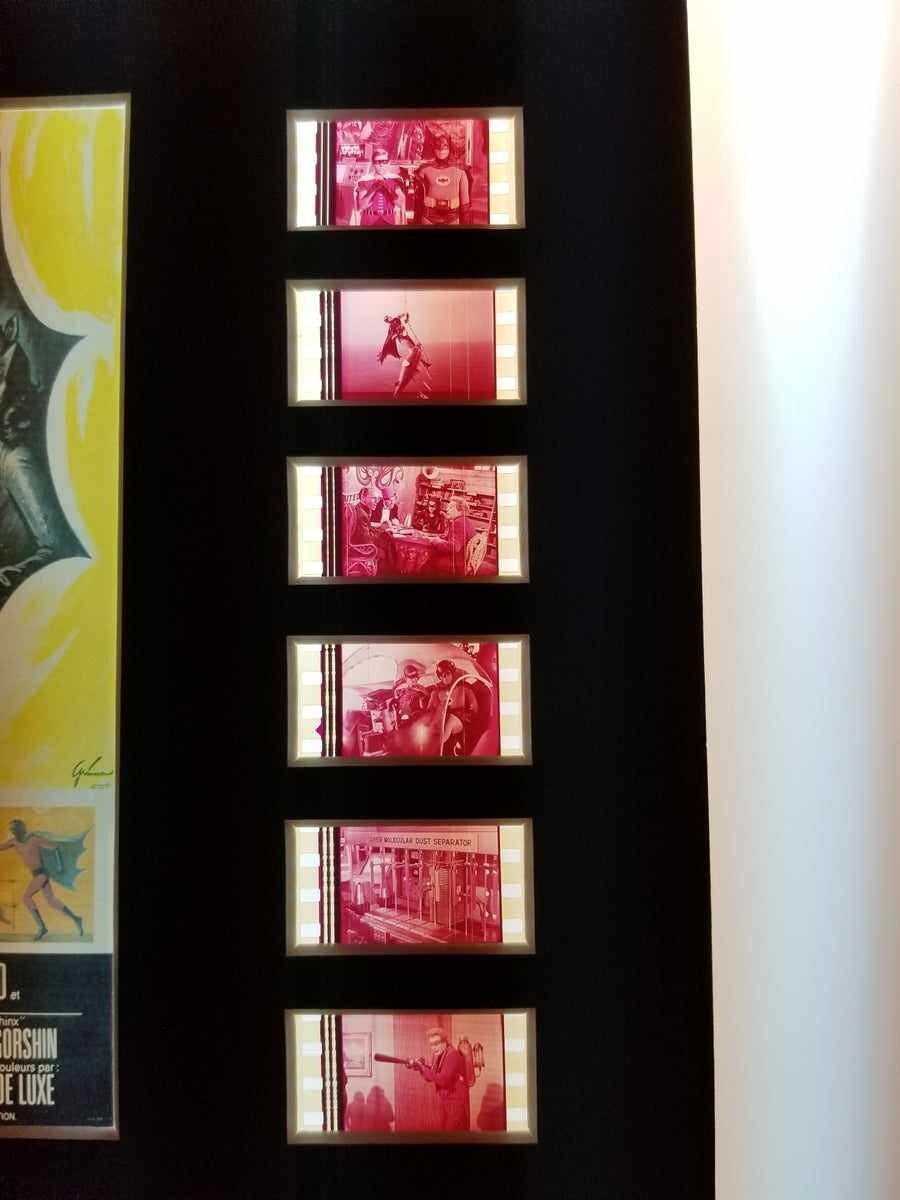 Batman the Movie 1967 35mm film cell display Adam West vintage Retro Media RARE