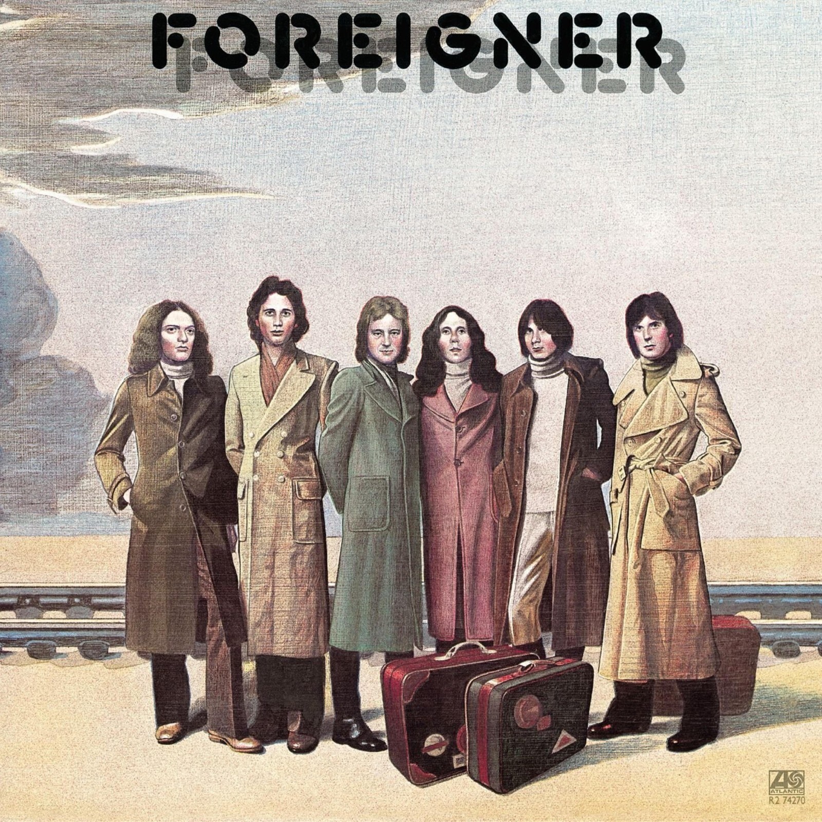 FOREIGNER First Album BANNER 2×2 Ft Fabric Poster Tapestry Flag album cover art