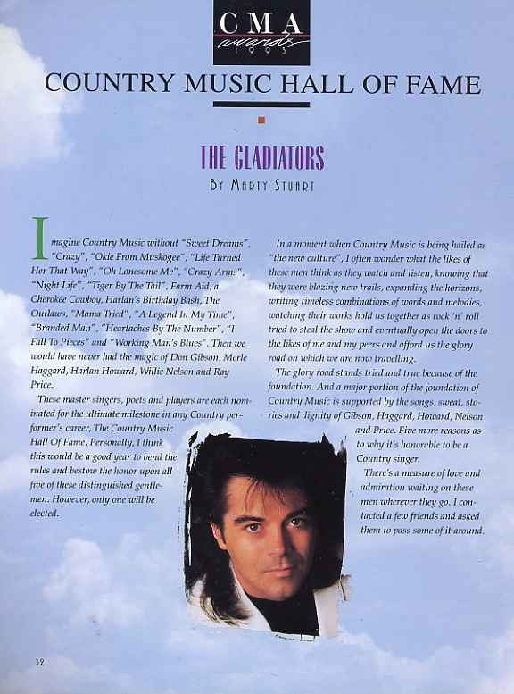 MARTY STUART Promo Industry Trade Ad – Original Country Music Advert 8.5 x 11