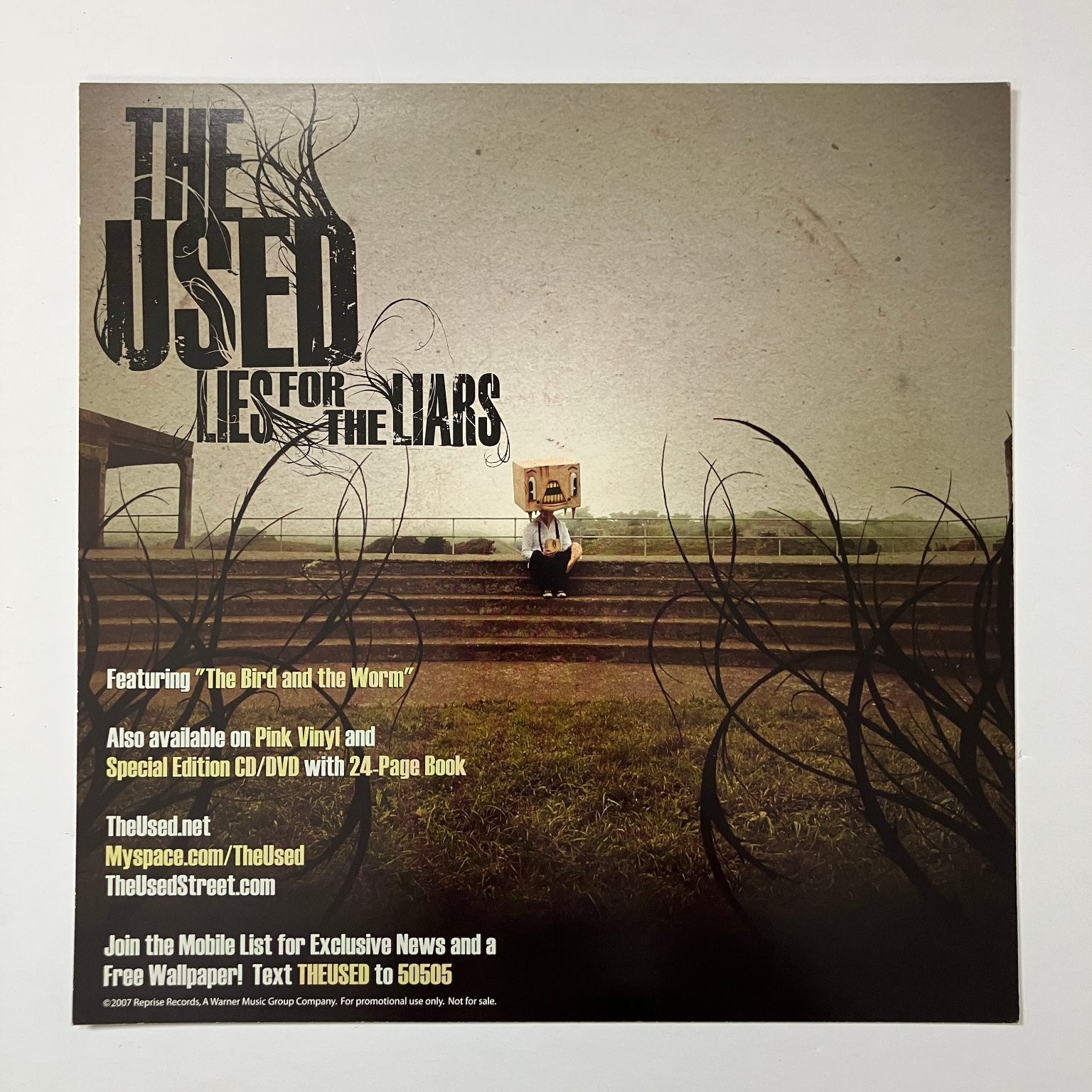 The Used Lies for the Liars Promo Poster Flat 2007