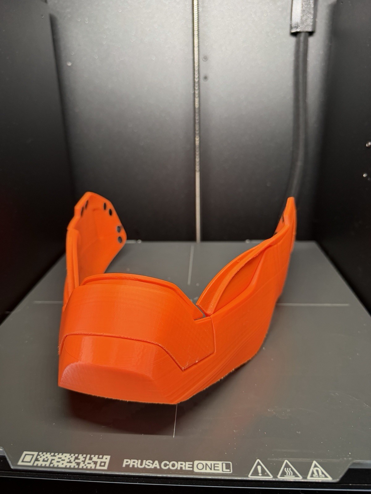 3D Printed Iron Man Helmet Raw PLA Kit 3‑Piece Fits 24” Head AS‑IS