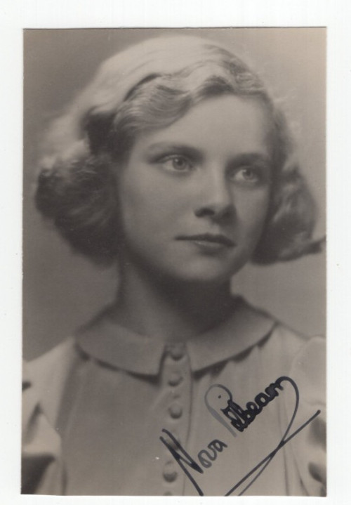 Nova Pilbeam Signed Postcard Photo / Autographed English Actress Hitchcock