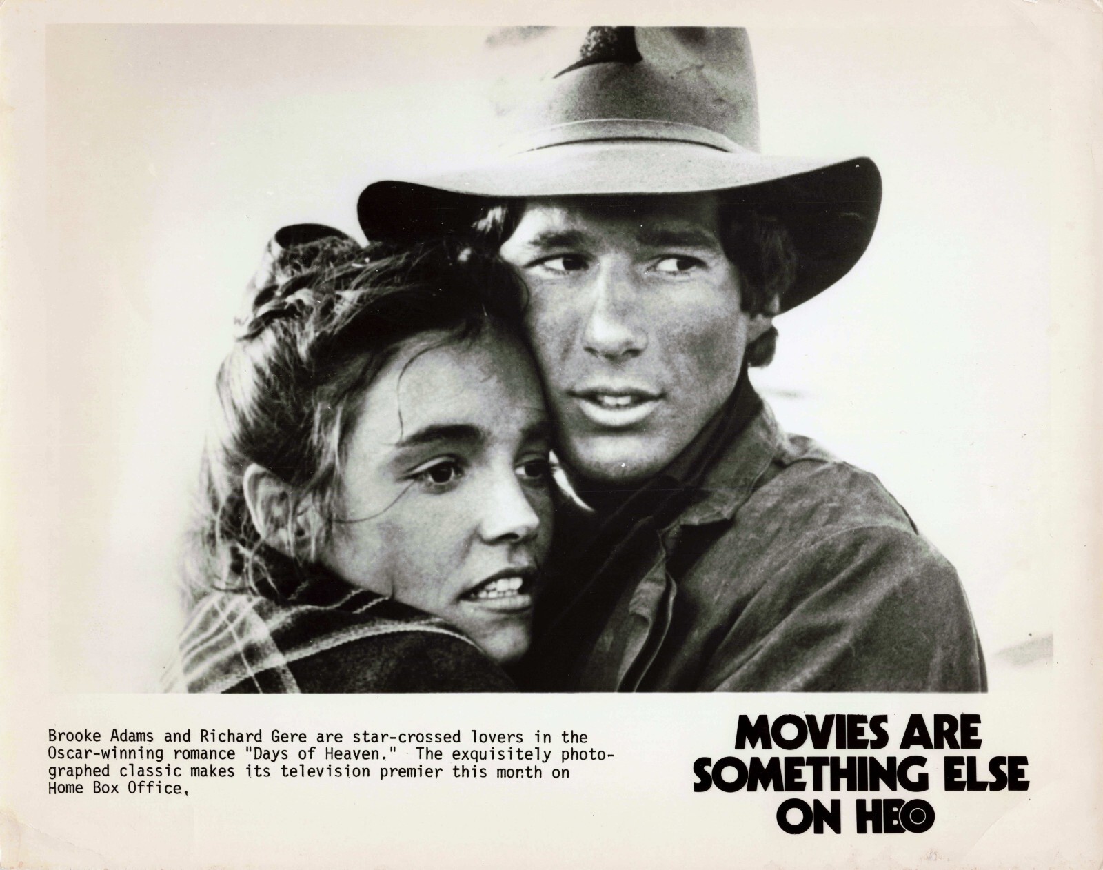 Richard Gere Brooke Adams | Days of Heaven | Vintage 8×10 Press Photo J31