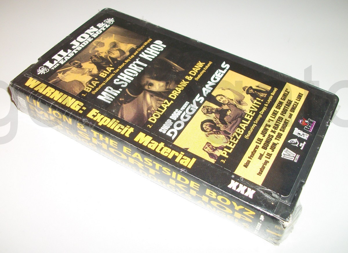 TVT Records Promotional VHS Tape Lil Jon Mr. Short Khop Snoop Dogg Doggys Angels