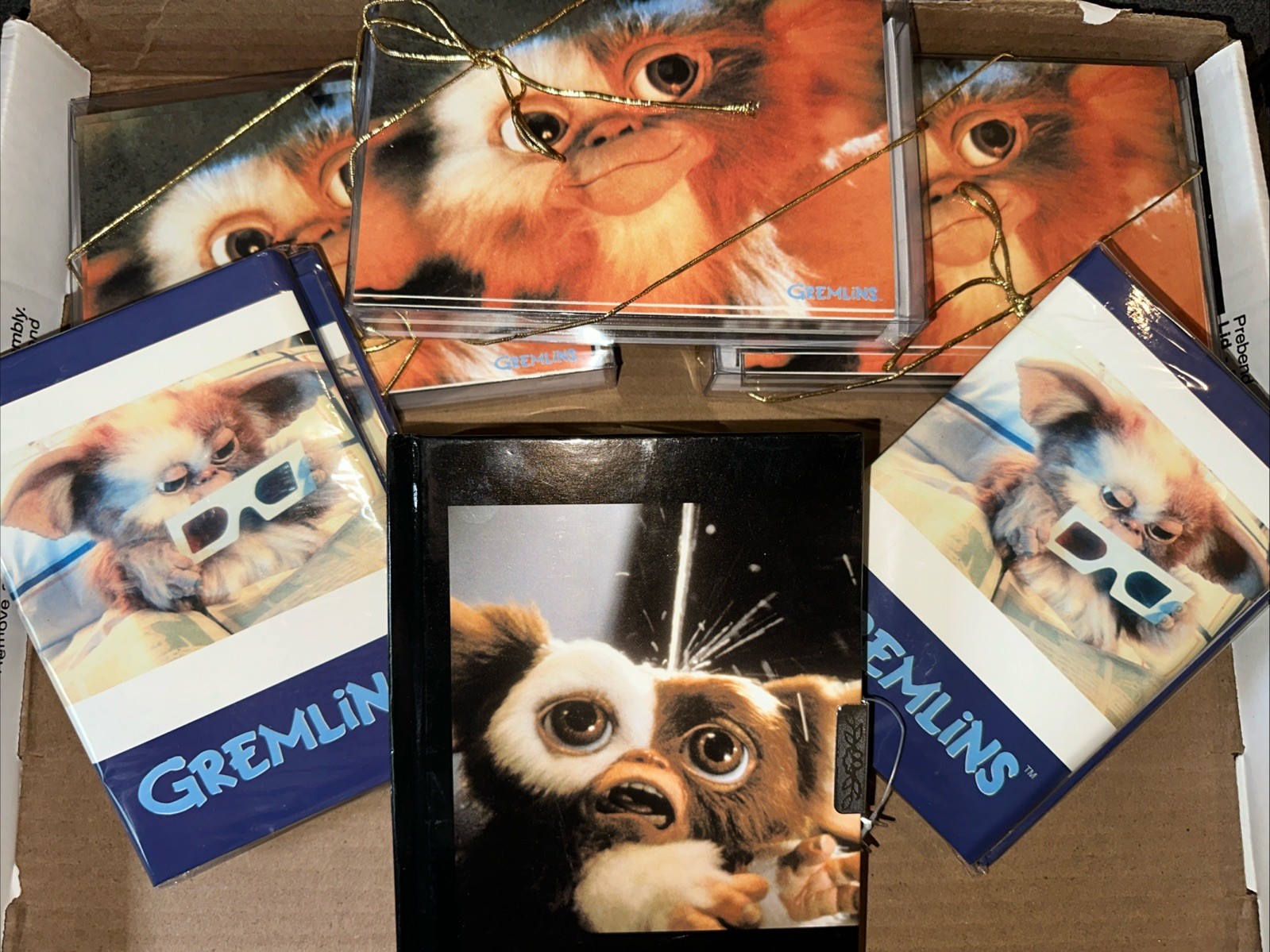 Gremlins Journal Blank Book Lock Address Books Greeting Cards Gizmo Lot