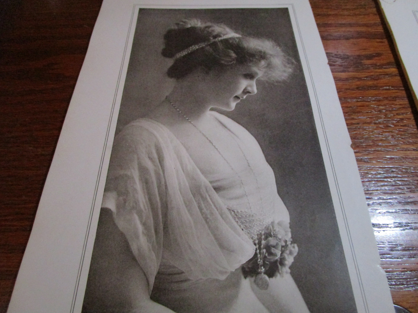 Vtg Antique 1900’s Miss BILLIE BURKE Theatre Theater Star Book Plate Photo