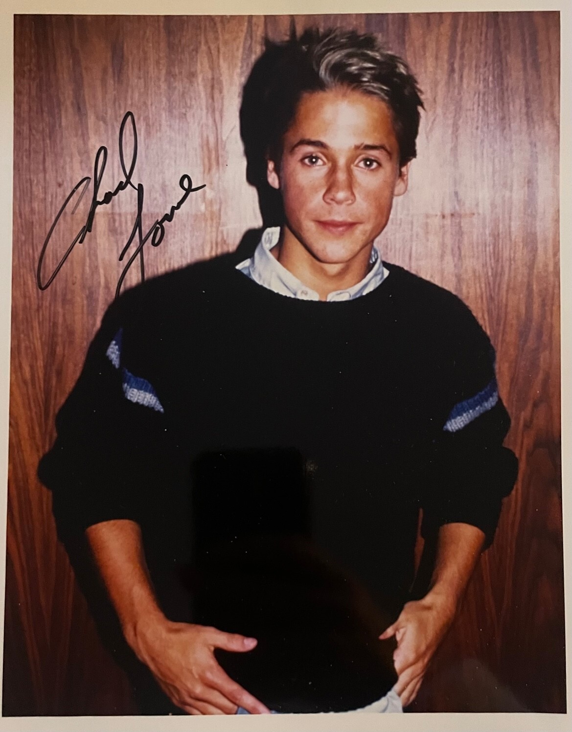 CHAD LOWE Life Goes On 1989 Original Signed 8×10 Photo