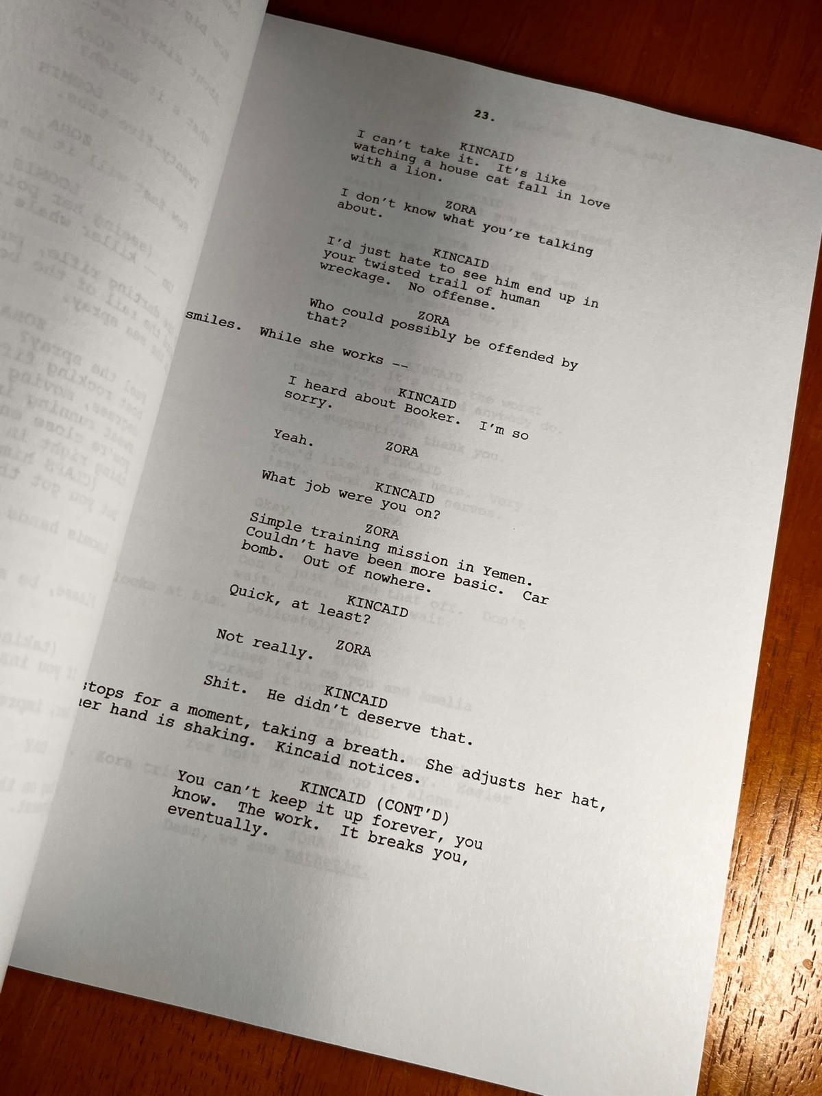 Jurassic World: Rebirth Script Signed- Autograph Reprints- Jurassic Park