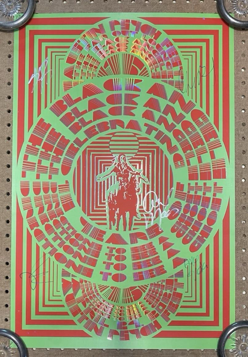 *AUTOGRAPHED*BLACK ANGELS 16X24 CONCERT ~AUSTIN PSYCHE APRIL 24 2021~ #10 of 50