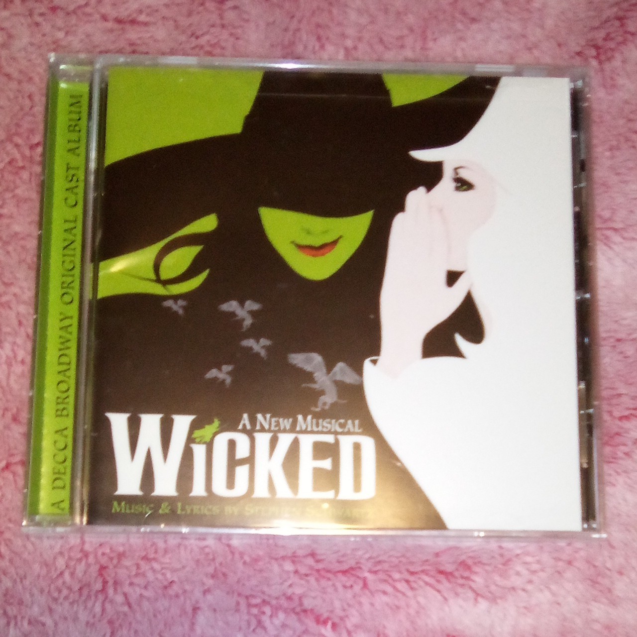 Wicked Broadway Musical Deluxe Program Book w/ Decca Original Cast Album CD New