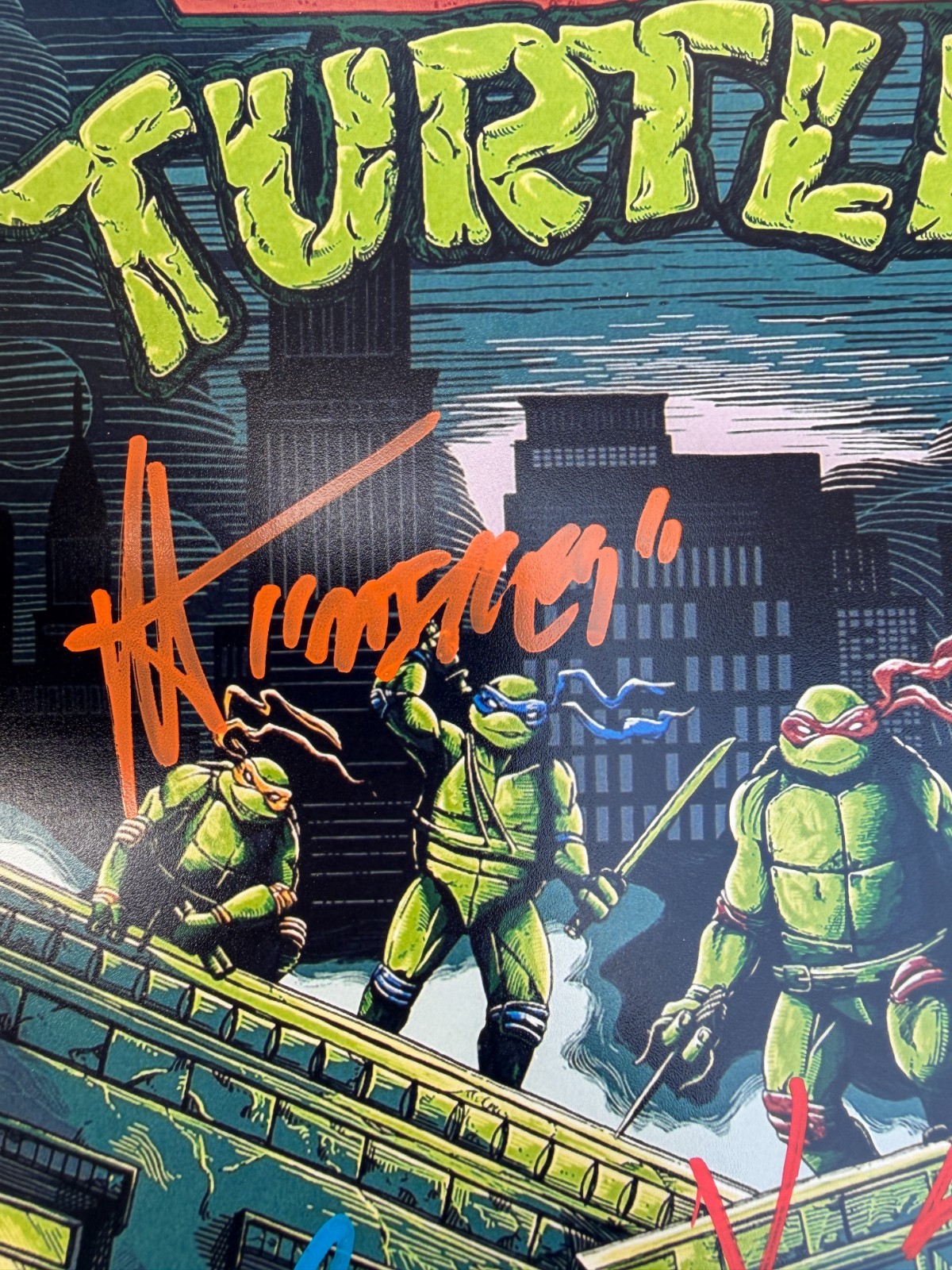 Signed TMNT Photo 11×17 Tochi, Reyes Jr., Scott, Rist, Chau Official Pix COA