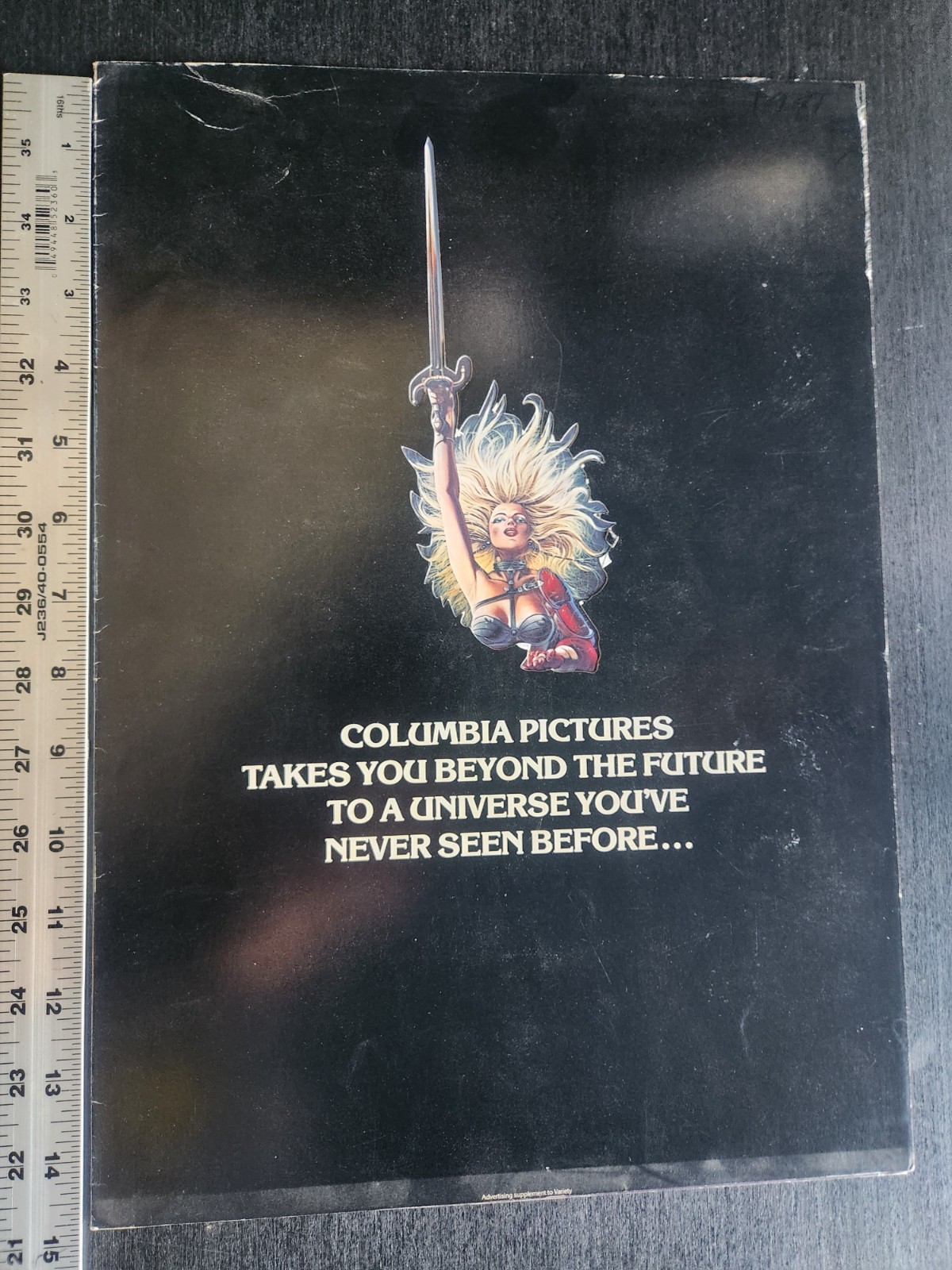 HEAVY METAL PROMOTIONAL MOVIE POSTER DIE-CUT 1981 COLUMBIA PICTURES 15 X 10
