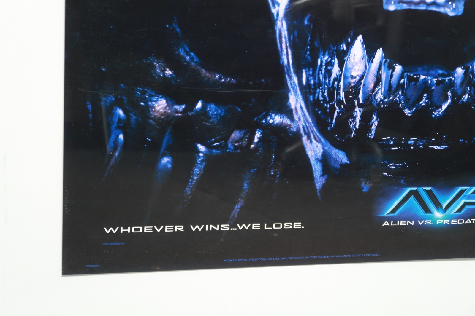 AVP Alien vs. Predator Poster Version A 2003 One Sheet 27 x 40 Rolled Summer 04