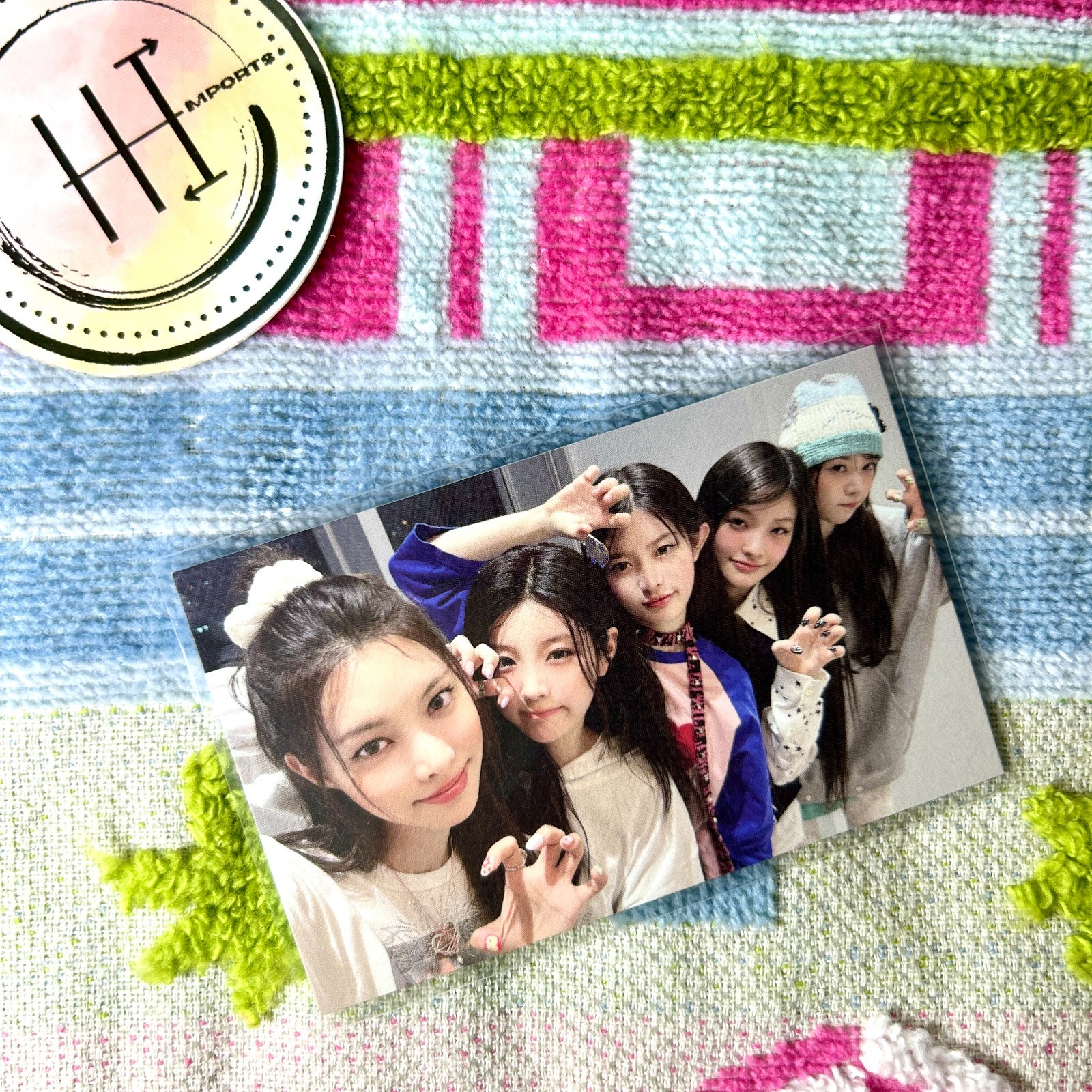 Illit Bomb Official Photocard QR Code Card | Kpop Korea Album QR Code
