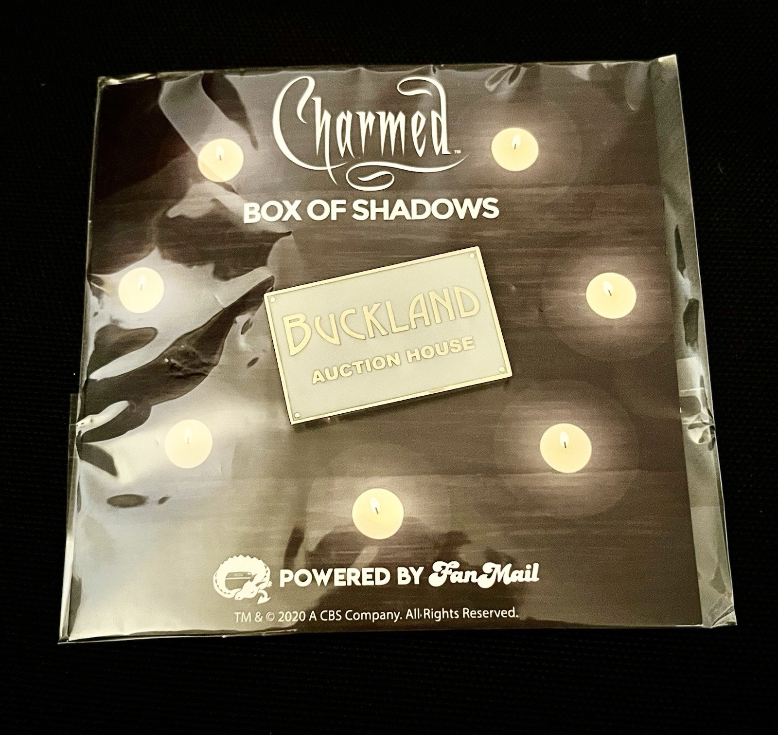 Charmed 3 Enamel Pins Banner W/A Box of Shadows RARE Prue NIP OBO