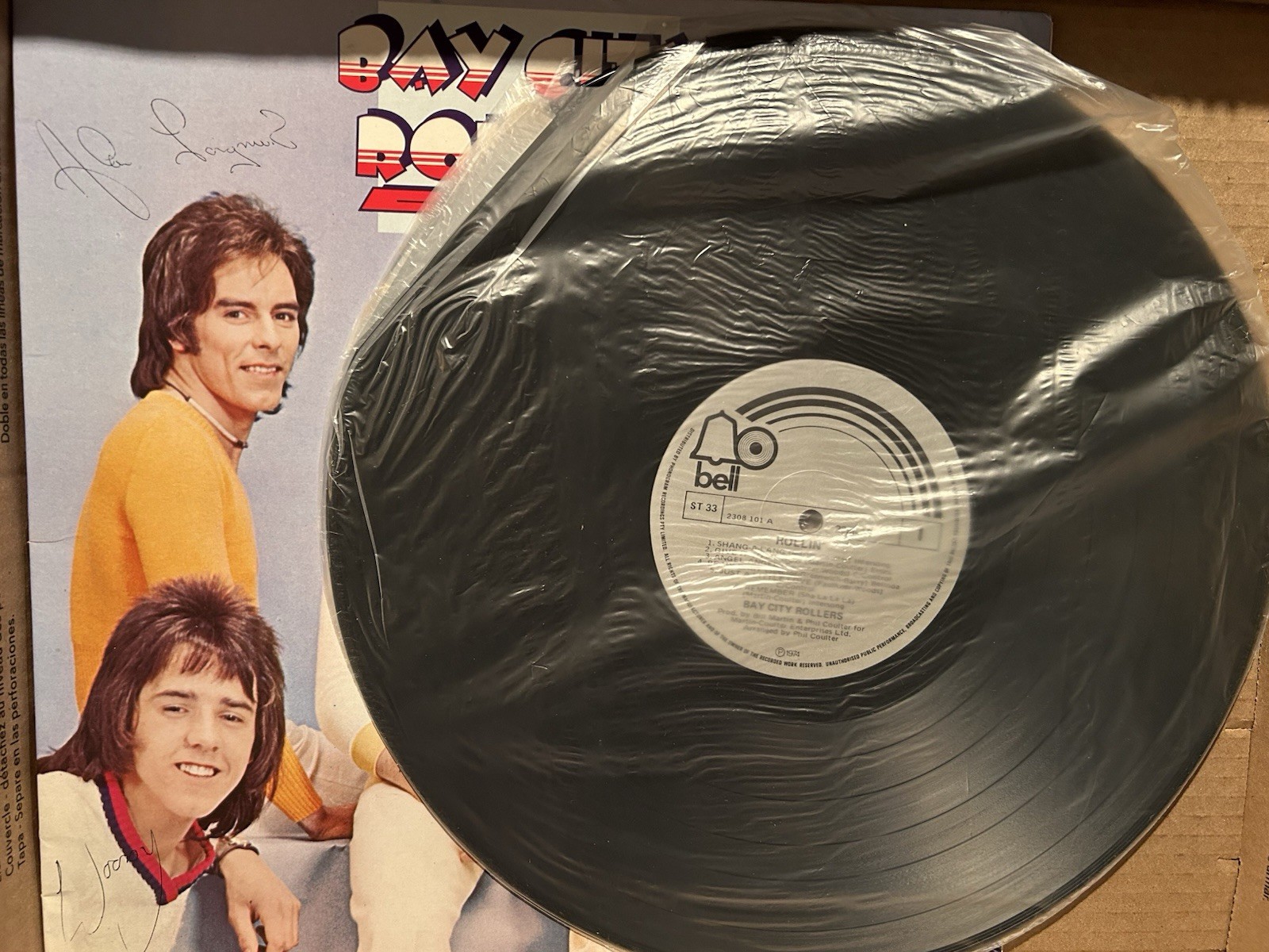 TWO AUTOGRAPHED BAY CITY ROLLERS ALBUMS Plus 5 Other Albums,Tour Program,DVD