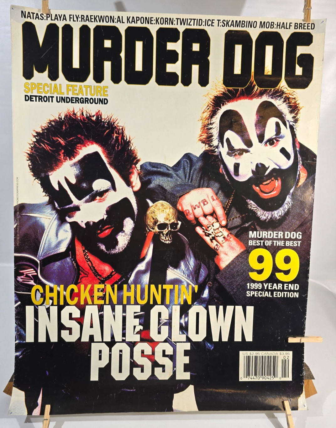 Insane Clown Posse 1999 PRO-X 24 X 31.5 MURDER DOG “CHICKEN HUNTIN” BEST OF 99