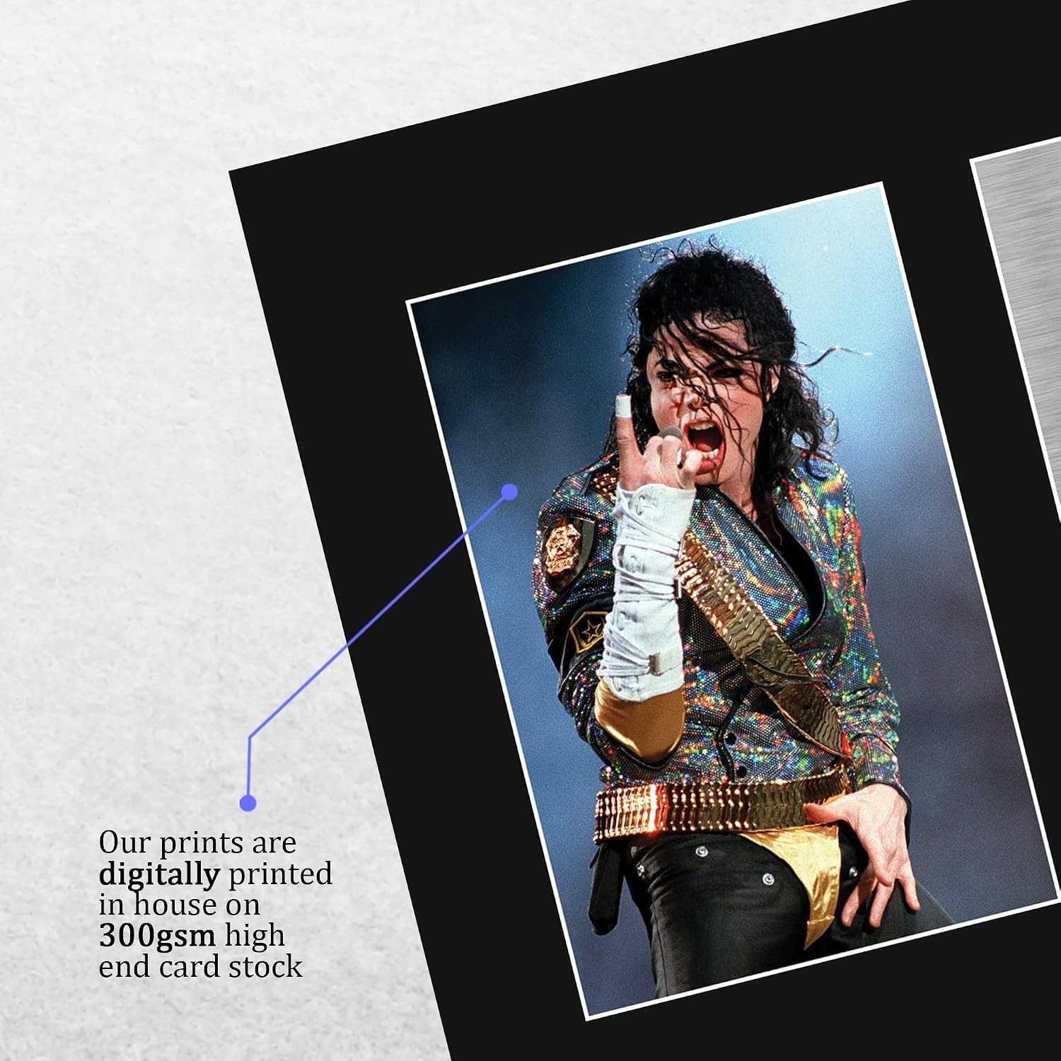 Michael Jackson Signed Printed Autograph Photo – Unique Music Wall Art 11″ x …