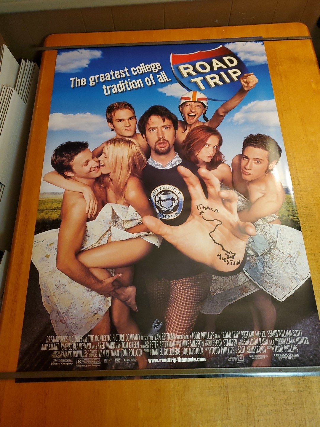 Road Trip Rolled Movie Poster Original DS Double Sided 27X40 Tom Green – 2000