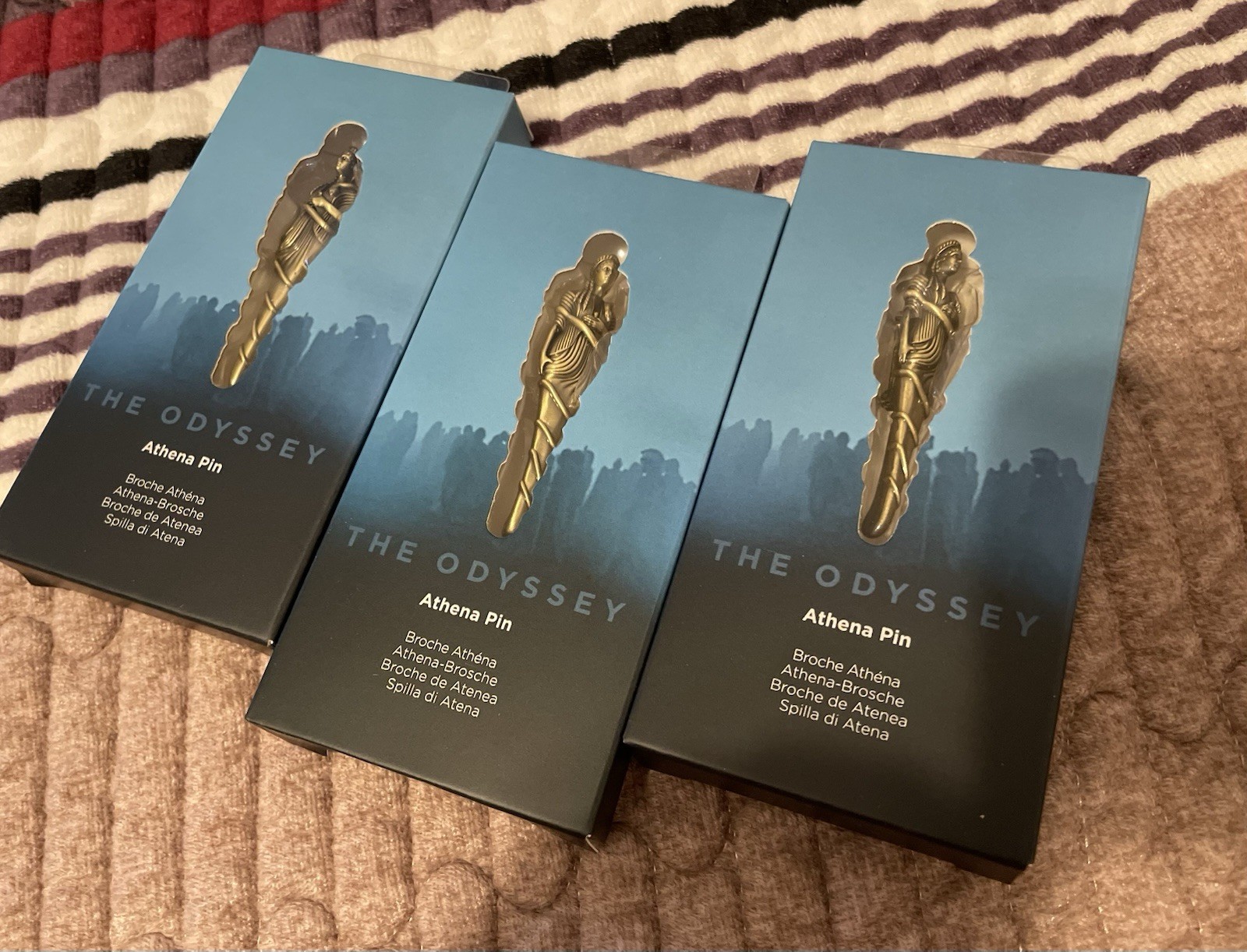 The Odyssey Movie Athena Pin Brand New The Noble Collection
